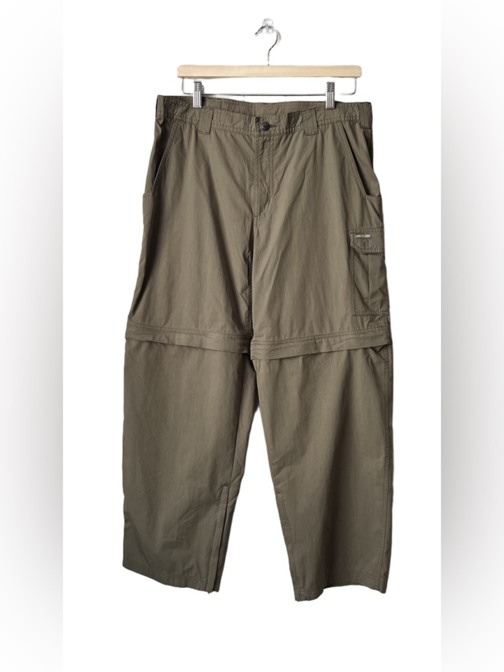 ExOfficio Convertible Hiking Pants Men’s 34 Khaki Zip Off Cargo Travel